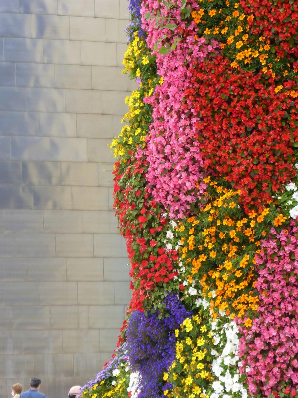 Floral wall backdrop
